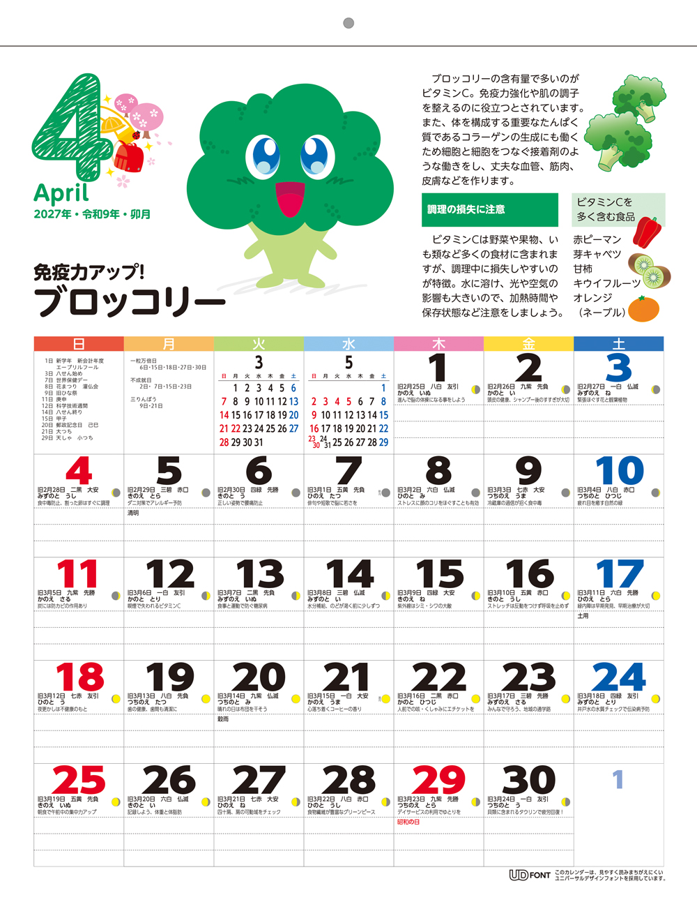健康 4月