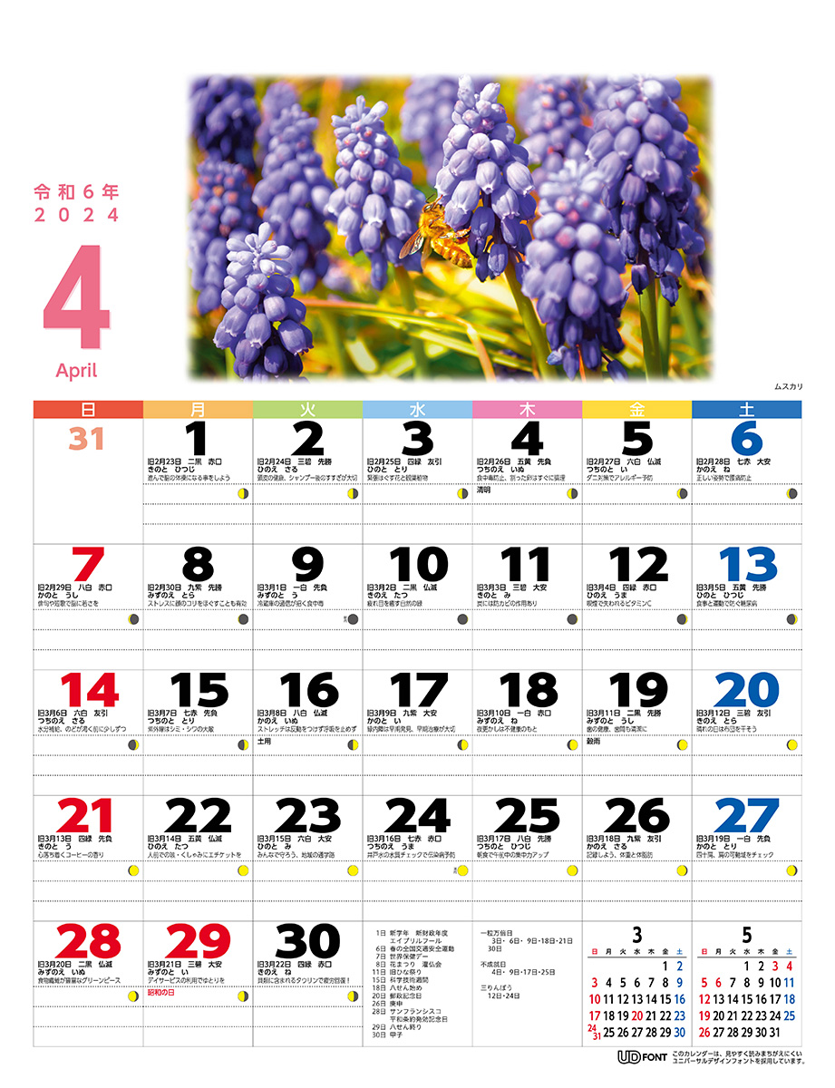 花シリーズ 4月
